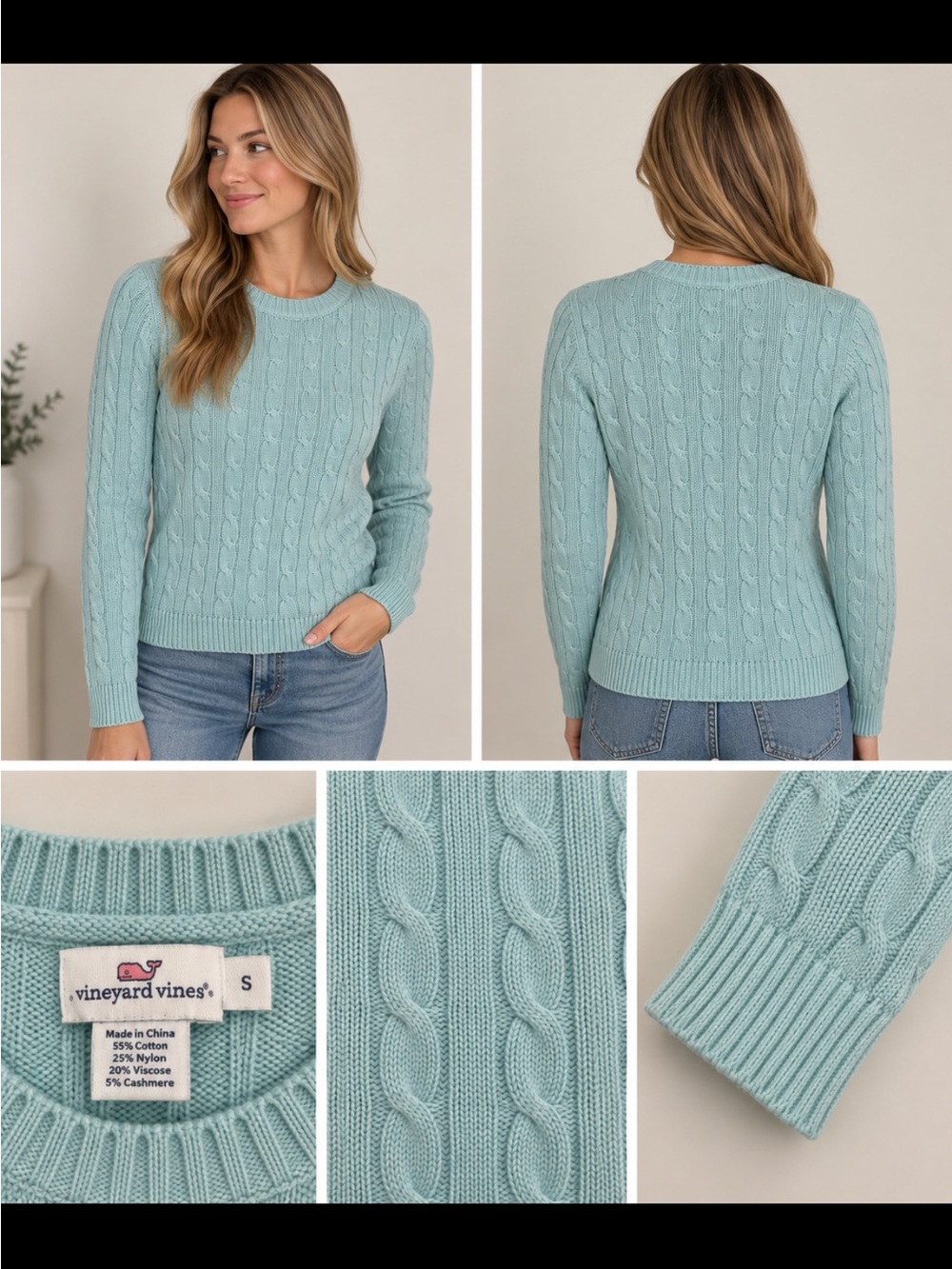 Vineyard Vines Cable-Knit Sweater